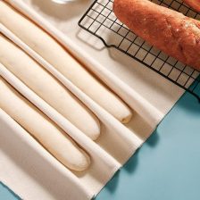 3pcs Bread Proofing Cover Cloth Natural Flax Linen，All-cotton Tea Towels，Professional Bakers Couche (Canvas) for baking French Baguette loaves, Artisan loaf，Bread Making Accessories